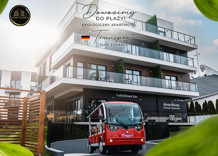 Aparthotel Green Concrete - Eko-Bus Na Plaze, Rowery I Masaze
