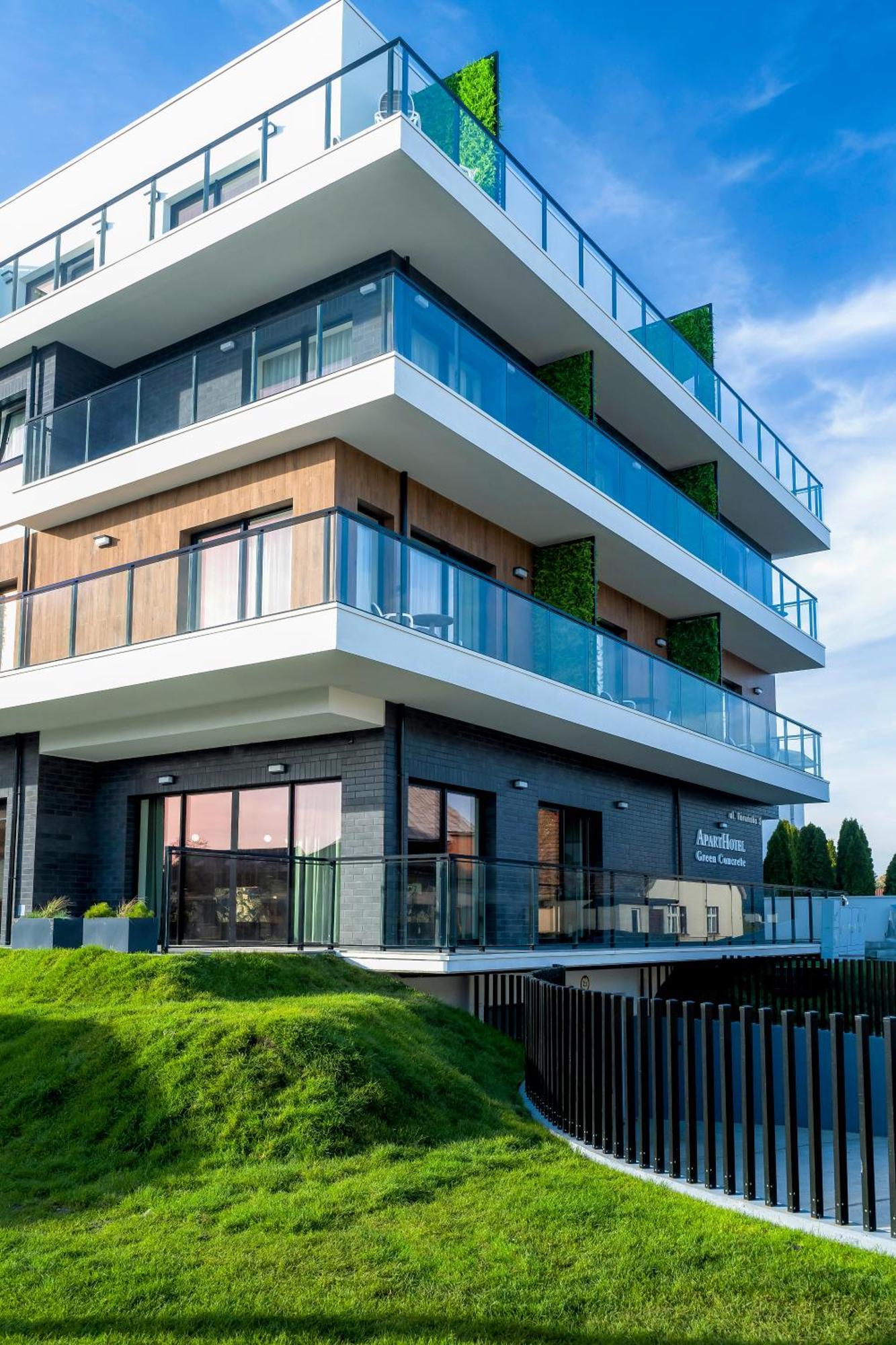 Aparthotel Green Concrete - Eko-Bus Na Plaze, Rowery I Masaze
