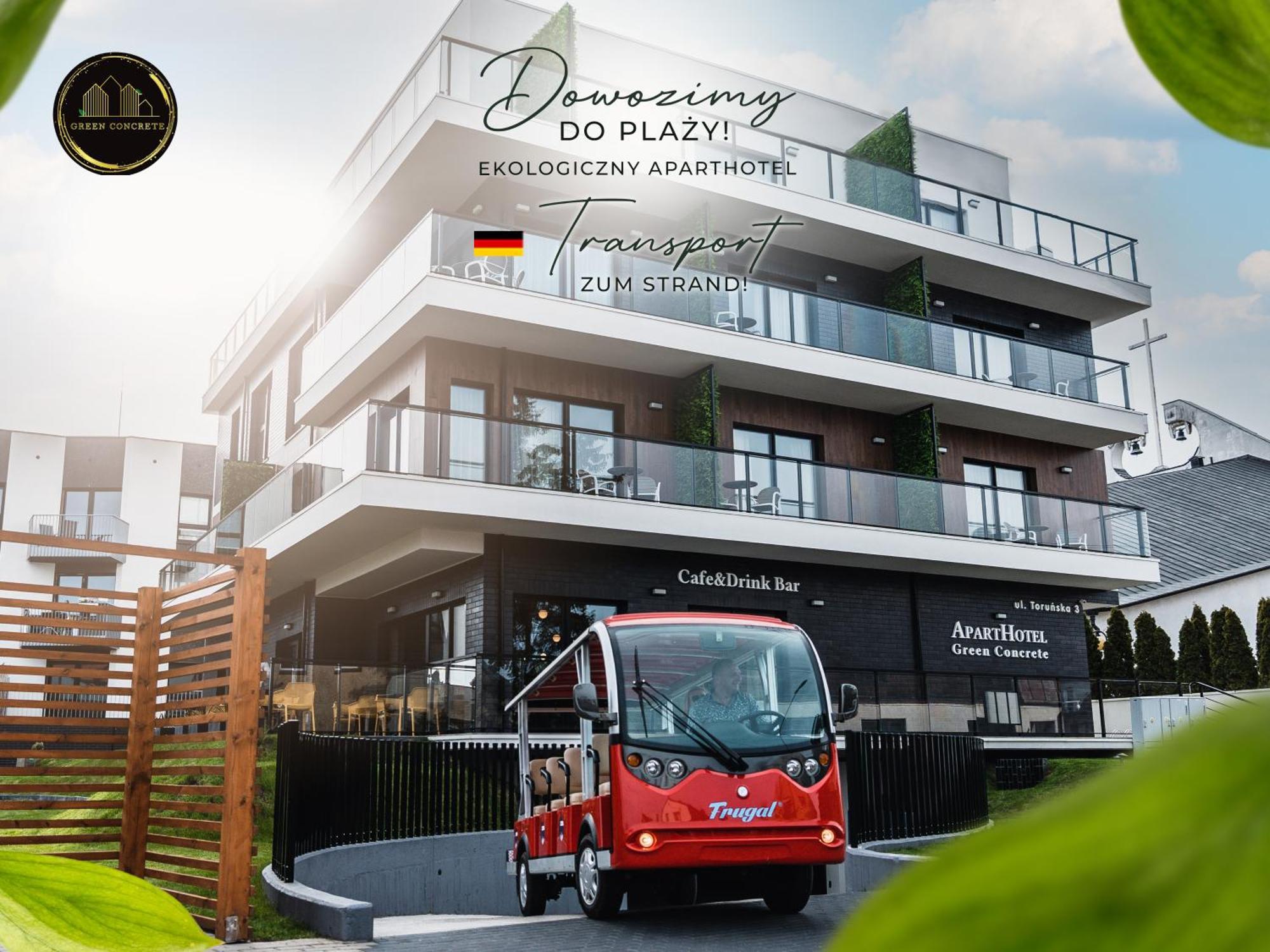 Aparthotel Green Concrete - Eko-Bus Na Plaze, Rowery I Masaze Aparthotel